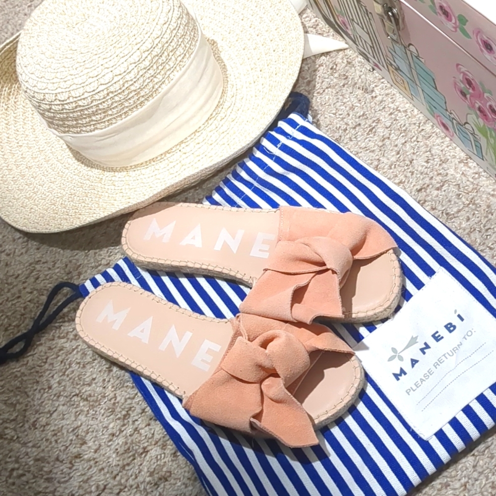 Manebi Sandal Soft Peach Color